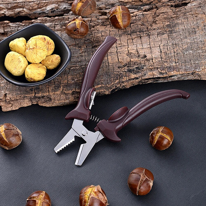 Stroj za ljuštenje kestena Križne škare za kesten od nehrđajućeg čelika Stroj za ljuštenje kestena Rezač omotača za kesten Kuhinjski alati