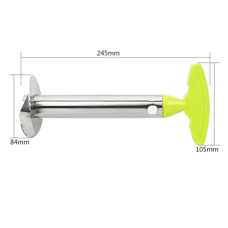 Ananasų skustuvas spiralizatorius nerūdijančio plieno šerdies žievelės pjaustyklės įtaisas Virtuvės priedai Vaisių ir daržovių įrankis