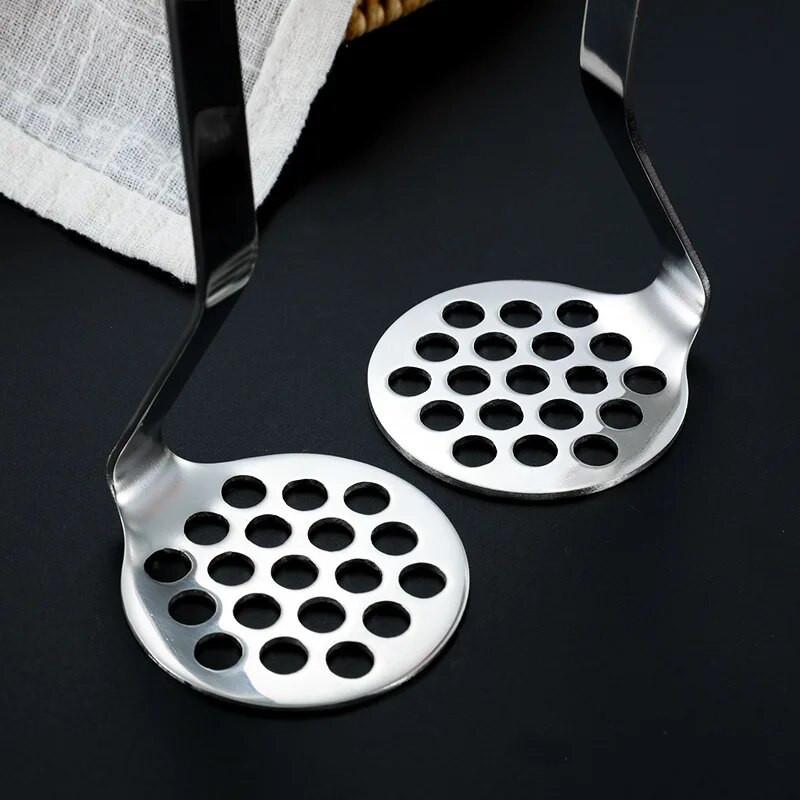 1 kom višenamjenske gnječilice za krumpir od nehrđajućeg čelika, ručna drobilica za pire od blata s glatkim pritiskom Kuhinjski dodaci