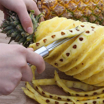 Αποφλοιωτής ανανά Εργαλείο κουζίνας Pineapple Eye Peeler Tweeze από ανοξείδωτο ατσάλι Κλιπ κοπής Strawberry Huller