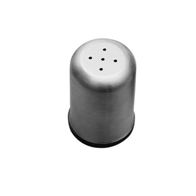 Nerūdijančio plieno 5 skylučių druskos plaktuvas Nešiojamas mažas prieskonių buteliukas su dangteliu nuo dulkių Mažo pipirų buteliuko pagardų indelio virtuvės įrankis