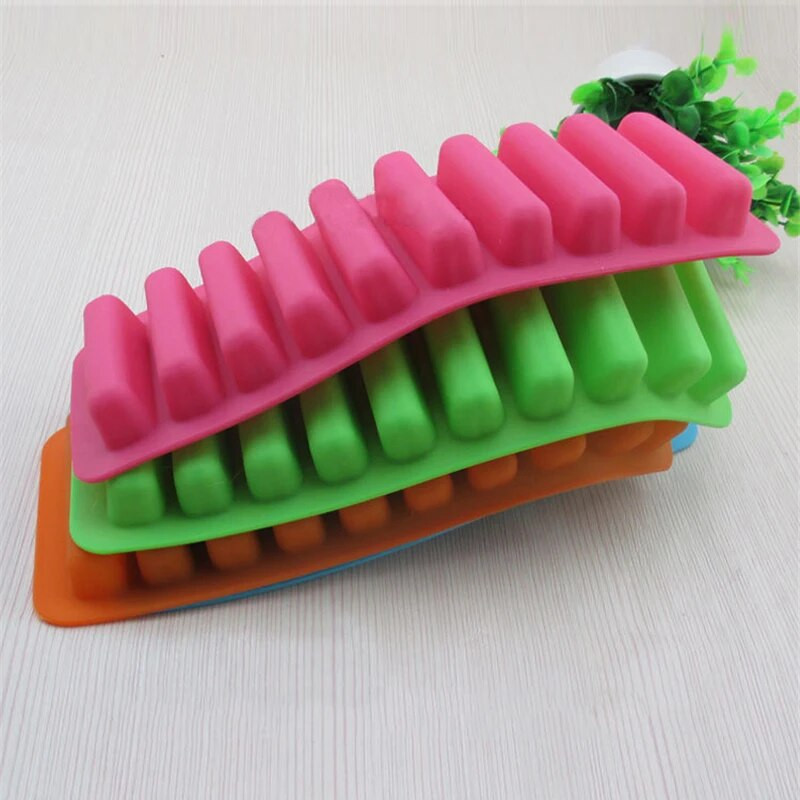 Kreativni silikonski kalup za kocke leda Finger 10 rešetka za kalupe za čokoladu za bocu vode Aparat za sladoled Mould Bar Kitche