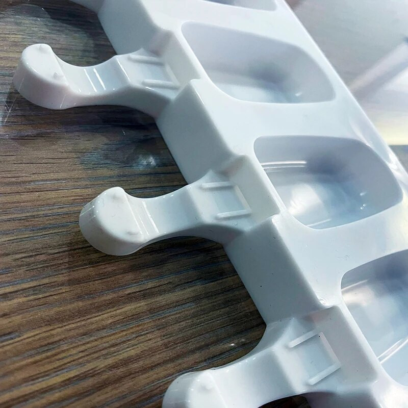 Silikonski kalup za pločice sladoleda s 8 šupljina za višekratnu upotrebu DIY aparati za sladoled klasičnog oblika sa štapićima za domaće kalupe za sladoled