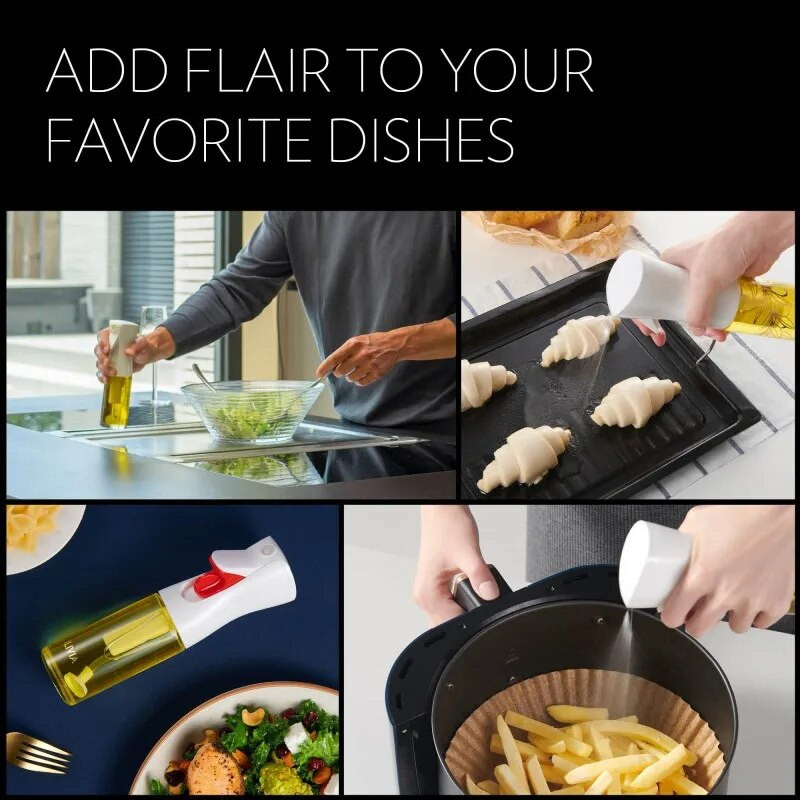 200/500 ml Boca s raspršivačem ulja Kućna kuhinja Dozator ulja za kuhanje Fitnes Gubitak masnoće Kampiranje Roštilj Pečenje Ocat Raspršivač za sojin umak