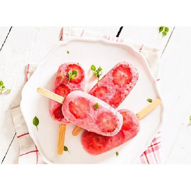 Silikonski kalup za sladoled s 4 ćelije. Ice Pop Cube. Kalup za bačvu za sladoled. Zamrzivač za desert. Alati za izradu kalupa za sladoled sa štapićem za sladoled.