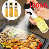 100 ml-es BBQ üveg olajos spray palack mérleg konyhai szósszal ecetes fűszerező edény prés finom alkoholos spray diffúzor salátához