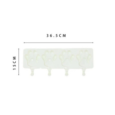 Formă din silicon de vară pentru ghiocete Mucegai pentru înghețată de vară DIY Tavă pentru cuburi de gheață de casă Ice Pop Block Congelator Instrument pentru prepararea de deserturi