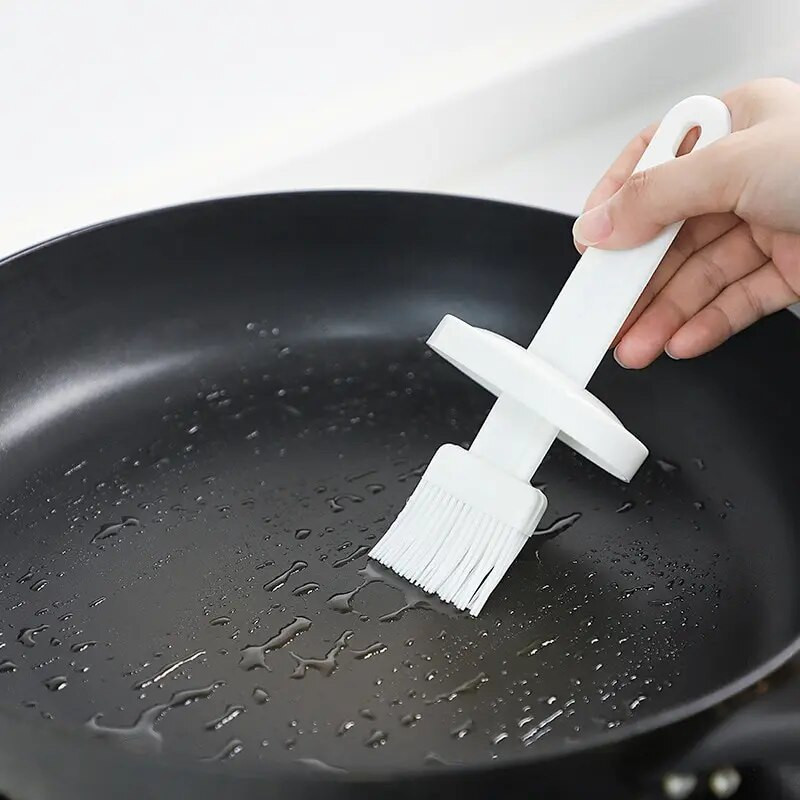 1 kom bijela četka za ulje, silikonska četka za boce otporna na visoke temperature, prijenosna četka za ulje za roštilj za pečenje u kuhinji Članci
