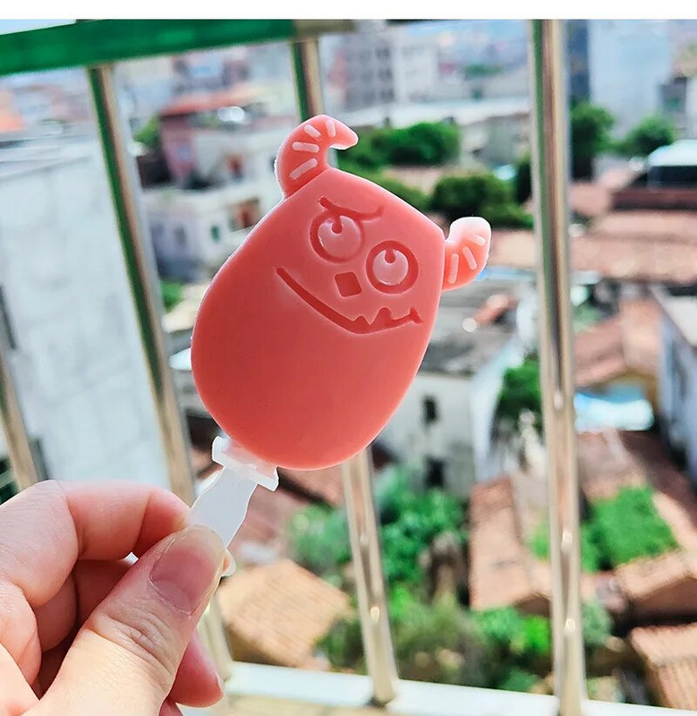 Crtani čudovišni dinosaur Silikonski kalup za sladoled s poklopcem Štapići Zeko medo DIY kalup za sladoled Kalup za kocke leda Kuhinjski alati