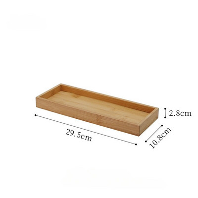 Paprastas bambuko dangtelis Geležinis meninis maisto indeliai Kavos pupelių laikymo arbatos skardinės Virtuvės indai, kvadratiniai stiklainių dėžutės stiklainiai