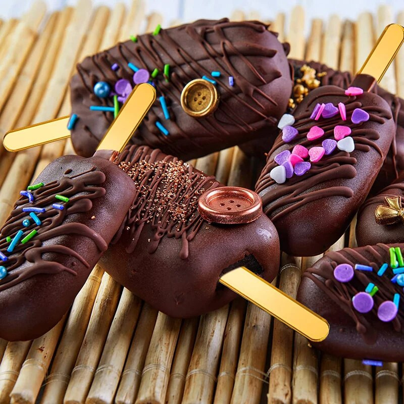 10/20 kom Akrilni štapići za sladoled Potrepštine za ljetne zabave Popsicle Čokoladni štapići za desert Rođendanski tuš za bebe Dječji DIY rukotvorine