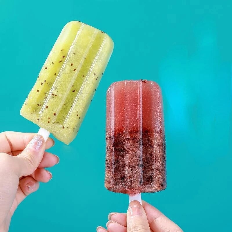 Kalupi za sladoled 4 Set kalupa za sladoled Popsicle Posuda za sladoled Diy Ice Cream za višekratnu upotrebu sa štapićem i poklopcem Kuhinjski alat