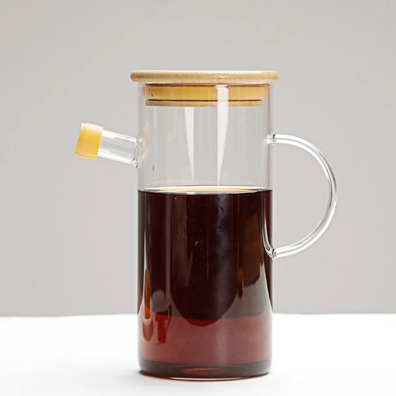 Üvegolaj-adagoló Konyhai Olívaolajos palackos edény Szivárgásmentes mártás Ecetes Palack Mártás Hajóolaj Kiöntő Palack Méz adagoló