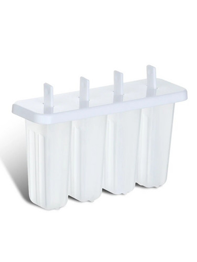 Bijeli kvadratni kalup za sladoled Kutija za led Kalup za sladoled za sladoled - 1 komad