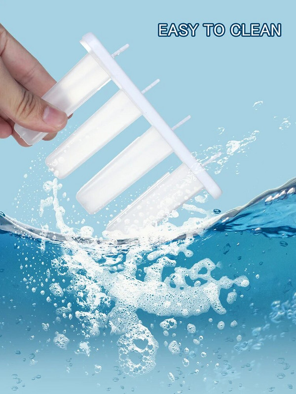 Bijeli kvadratni kalup za sladoled Kutija za led Kalup za sladoled za sladoled - 1 komad