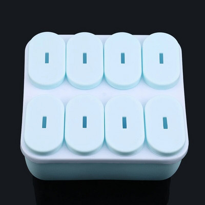 Plastični kalup za sladoled DIY Domaći kalup za sladoled Zamrzivač Sok 6/8 ćelija Posuda za kocke leda Kalup za aparat za bačvu za sladoled
