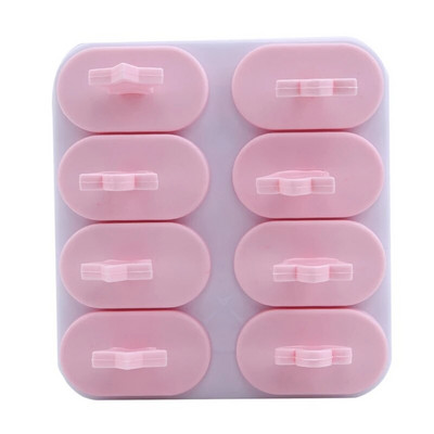 Plastični kalup za sladoled DIY Domaći kalup za sladoled Zamrzivač Sok 6/8 ćelija Posuda za kocke leda Kalup za aparat za bačvu za sladoled