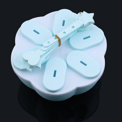 Plastični kalup za sladoled DIY Domaći kalup za sladoled Zamrzivač Sok 6/8 ćelija Posuda za kocke leda Kalup za aparat za bačvu za sladoled