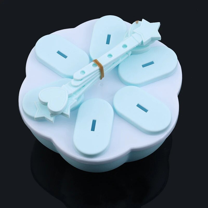 Plastični kalup za sladoled DIY Domaći kalup za sladoled Zamrzivač Sok 6/8 ćelija Posuda za kocke leda Kalup za aparat za bačvu za sladoled