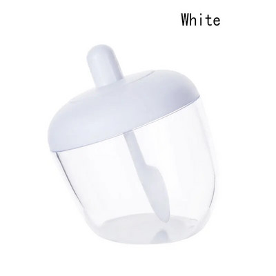 Virtuvinės druskos plaktuvo prieskonių indelis su šaukštu pipirų prieskonių dėžute Drėgmei atsparus prieskonių įrankis Druskos plaktuvas