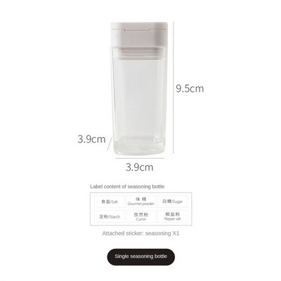 Ps Maisto prieskoniai Patogus ir praktiškas buitinis druskos ir pipirų plaktuvai Virtuvės reikmenys skaidrūs ir matomi pilvo raumenys