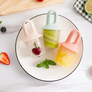 Мини сладолед Ice Pops Форма за млечен шейк Преносима форма за хранителни добавки за сладолед Деца Бебешки домашно приготвени инструменти за хранителни добавки