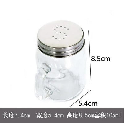 Mala staklena boca za začine Boca za papar Boce za začine Boce za začine Staklenka za začine Kuhinjska posuda za začine Organizator za začine