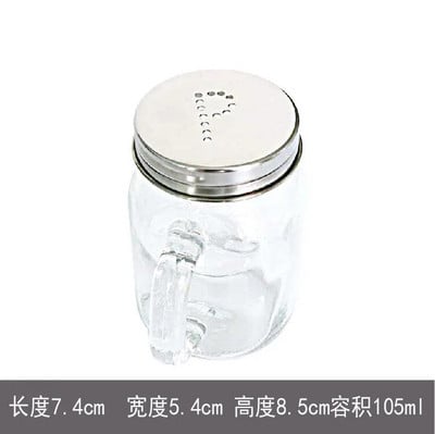 Mala staklena boca za začine Boca za papar Boce za začine Boce za začine Staklenka za začine Kuhinjska posuda za začine Organizator za začine