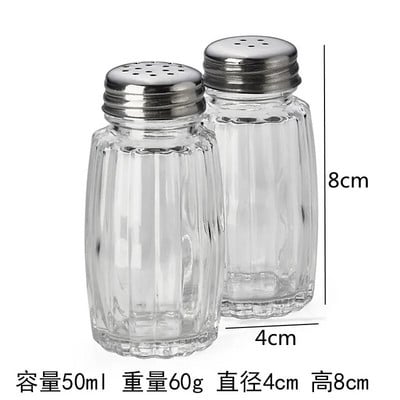 Mala staklena boca za začine Boca za papar Boce za začine Boce za začine Staklenka za začine Kuhinjska posuda za začine Organizator za začine