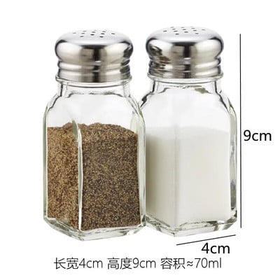 Mala staklena boca za začine Boca za papar Boce za začine Boce za začine Staklenka za začine Kuhinjska posuda za začine Organizator za začine