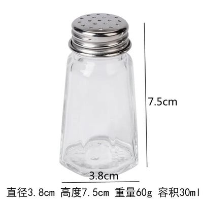 Mala staklena boca za začine Boca za papar Boce za začine Boce za začine Staklenka za začine Kuhinjska posuda za začine Organizator za začine