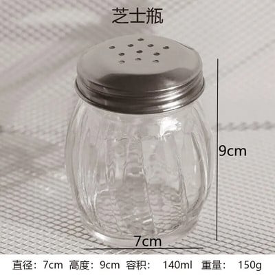 Mala staklena boca za začine Boca za papar Boce za začine Boce za začine Staklenka za začine Kuhinjska posuda za začine Organizator za začine