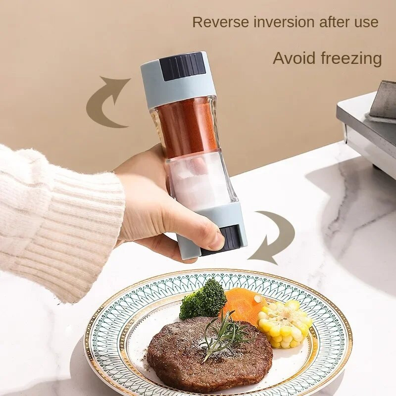 Kvantitativna soljenka Tip preše Boca za kontrolu soli Alat za staklenku za začine Spremnik za papar i začine Plastična solnica s ograničenjem 0,5 g