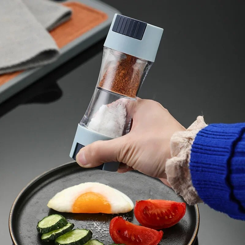 Kvantitativna soljenka Tip preše Boca za kontrolu soli Alat za staklenku za začine Spremnik za papar i začine Plastična solnica s ograničenjem 0,5 g