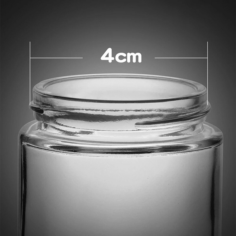 Prieskonių indelis Druskos Cukraus Stiklainis Fetišas Pabarstomas Prieskonių Butelis Nešiojamas stalinis buitinis virtuvės Prieskonių buteliukas prieskonių rinkinys