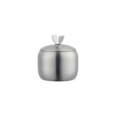 Kuhinjski zlatni lonac za začine od nehrđajućeg čelika lijepog dizajna Spremnik za začine, sol i šećer Alat za staklenku za papar s poklopcem i žlicom