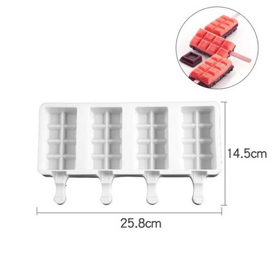 Novi silikonski kalup za sladoled Silikonski kalupi kalupi za sladoled, kalupi za sladoled, kalup za sladoled, kalup za kolače, kalup za sladoled.