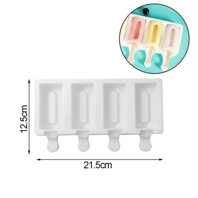 Novi silikonski kalup za sladoled Silikonski kalupi kalupi za sladoled, kalupi za sladoled, kalup za sladoled, kalup za kolače, kalup za sladoled.