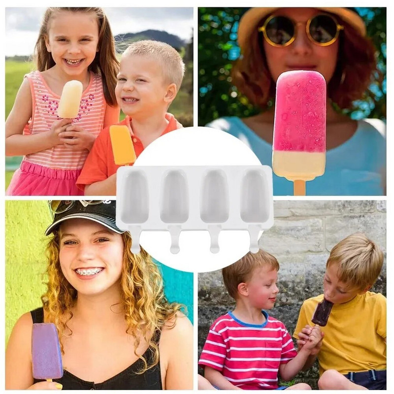 Novi silikonski kalup za sladoled Silikonski kalupi kalupi za sladoled, kalupi za sladoled, kalup za sladoled, kalup za kolače, kalup za sladoled.