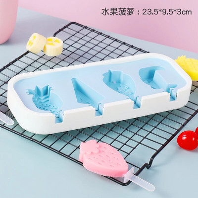 Crtani silikonski kalup za sladoled s poklopcem. Kalup za sladoled DIY bez BPA za višekratnu upotrebu. Kalupi za sladoled Ice Lolly.