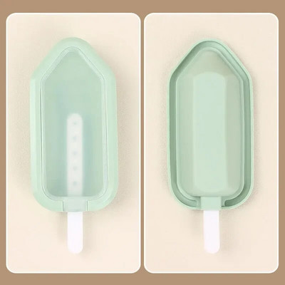 Ljetni domaći silikonski kalup za sladoled Popsicle Ice Cream Kalup za kućanstvo Posuda za sladoled s poklopcem Aparat za sladoled