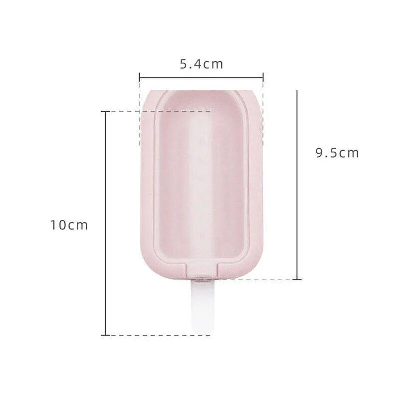 Silikonski kalup za sladoled sa štapićima Kalupi za sladoled koji se mogu slagati višekratno DIY sladoled za deserte i višebojni štapići za pecivo