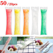 50-20 komada jednokratnog kalupa za sladoled DIY alati za samostalne vrećice kalup za sladoled Vrećica za sladoled jogurt sladoled alat za kućnu kuhinju