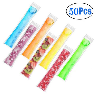 50-20 komada jednokratnog kalupa za sladoled DIY alati za samostalne vrećice kalup za sladoled Vrećica za sladoled jogurt sladoled alat za kućnu kuhinju