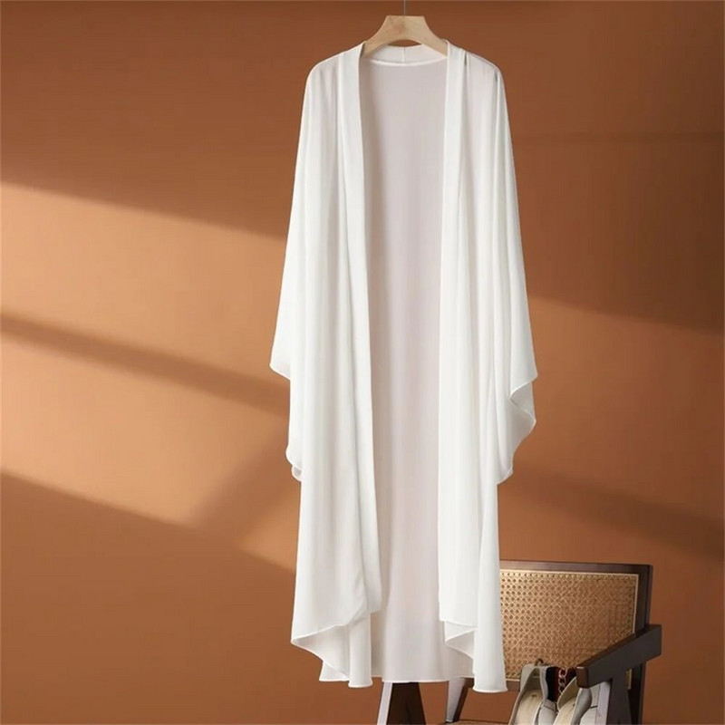 2023 Ljeto Jesen Korejski dugi kardigan Ženska zaštita od sunca Ženski kardigani Ženski široki kaput Jakna Ženska gornja odjeća sa šalom