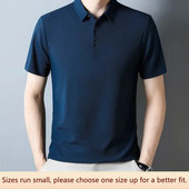 Ljetna muška polo majica Ležerna majica kratkih rukava s štipaljkom na cvijeće No Trace Opušten kroj Urbani stil Ležerne prigode