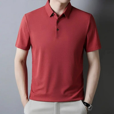 Ljetna muška polo majica Ležerna majica kratkih rukava s štipaljkom na cvijeće No Trace Opušten kroj Urbani stil Ležerne prigode