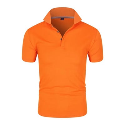 Ljetna nova muška polo majica Ležerna vesta kratkih rukava Majica na preklop Prozračna muška košulja Modna ulična odjeća S-4XL