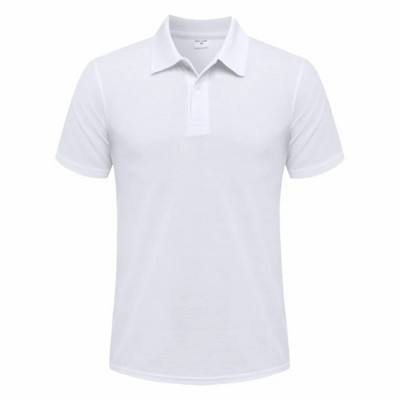 Pánske letné polo tričko s krátkym rukávom, ležérne rebrované, priedušné, vysoko kvalitné, voľne padnúce, pracovné oblečenie