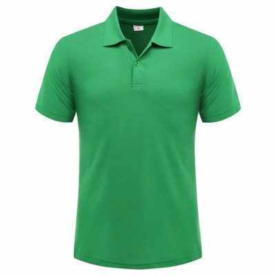 Pánske letné polo tričko s krátkym rukávom, ležérne rebrované, priedušné, vysoko kvalitné, voľne padnúce, pracovné oblečenie